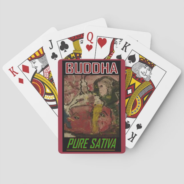 BUDDHA PURE SATIVA PLAYING CARDS (Back)