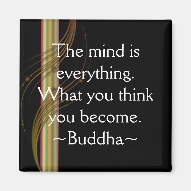 Buddha Quotation ~ Motivational Magnet (Front)