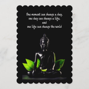Buddha Quote 1 card / invitation