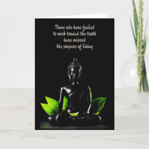 Buddha Quote 1 customisable greeting card