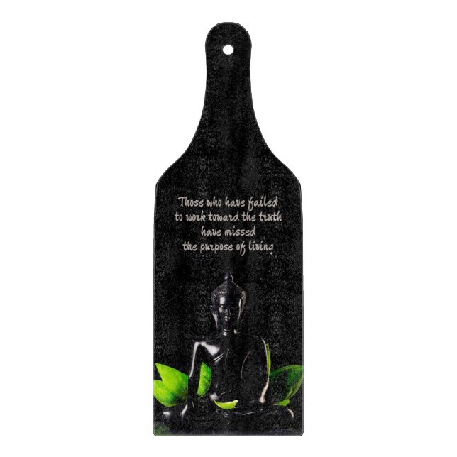 Buddha Quote 1 cutting board (Front)