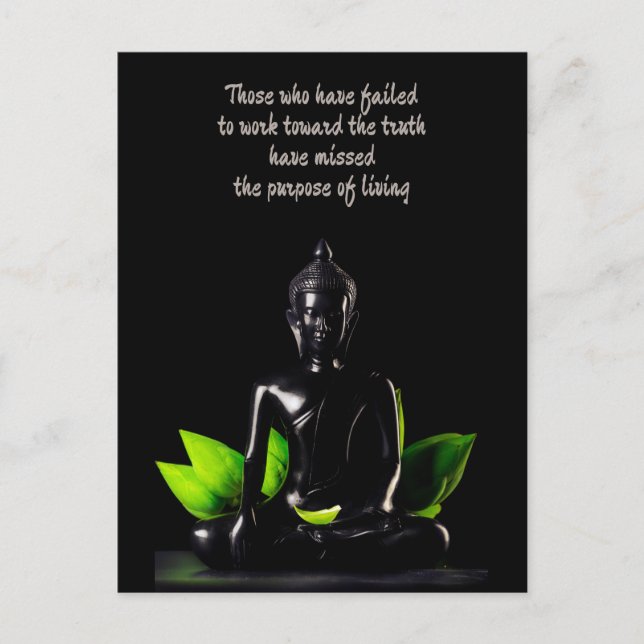 Buddha Quote 1 postcard (Front)