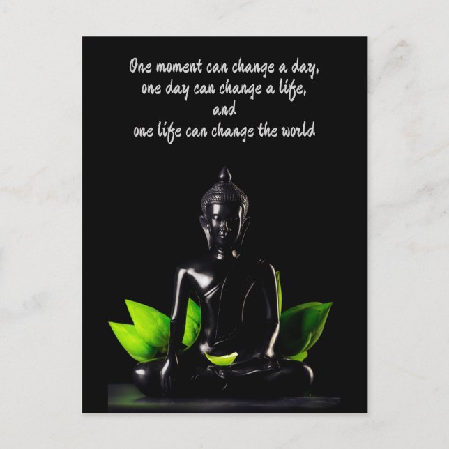 Buddha Quote 2 postcard (Front)