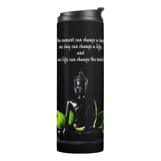 Buddha Quote 2 thermal tumbler (Rotated Left)