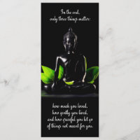 Buddha Quote 3 card / invitation