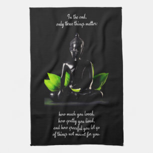 Buddha Quote 3 hand towel