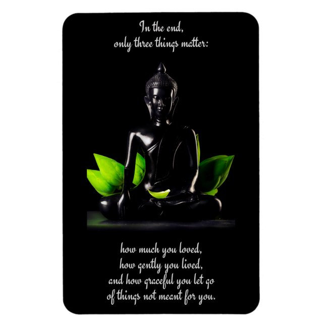 Buddha Quote 3 magnet (Vertical)
