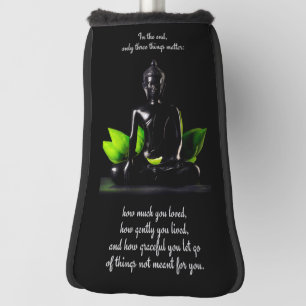 Buddha Quote 3 putter cover