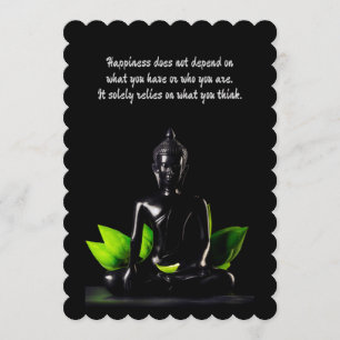 Buddha Quote 4 card / invitation