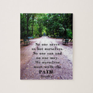 Buddha QUOTE about personal salvation and choices Jigsaw Puzzle