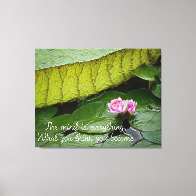 Buddha Quote Canvas Print (Front)