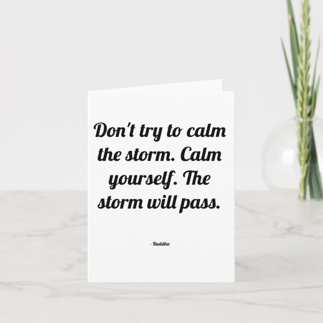 Buddha Quote Card (Front)