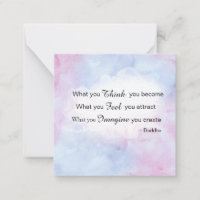 *~ Buddha Quote  Inspirational  AP62  Note Card