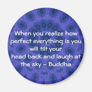 Buddha quote inspirational yoga meditation art magnet