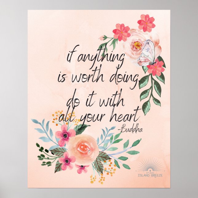 buddha quote poster (Front)