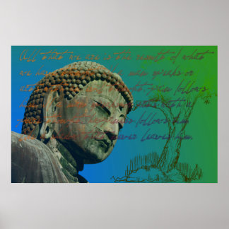 Buddha quote poster