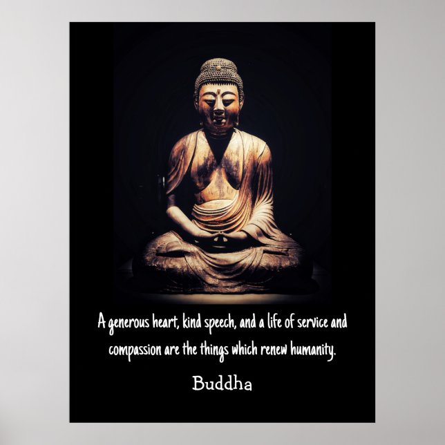 Buddha Quote Poster (Front)