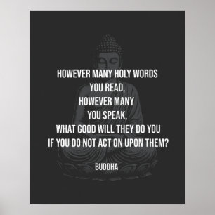 Buddha quote poster