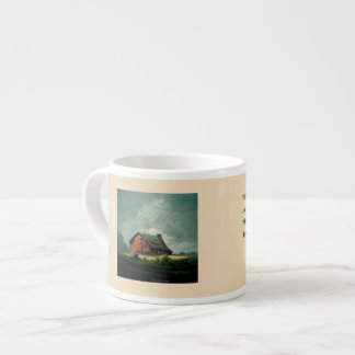 Buddha Quote: Seeing change lessens suffering Espresso Cup