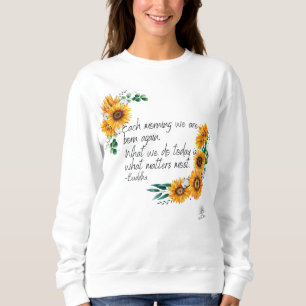 Buddha quote sweater
