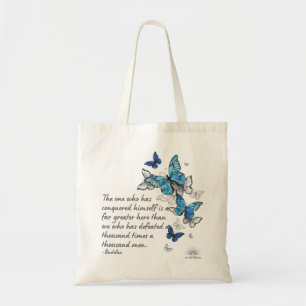 Buddha quote tote bag