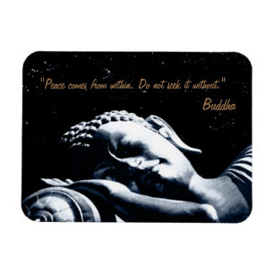 Buddha Quotes & Mindfulness / Sleeping Buddha Magnet