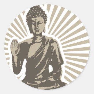 Buddha Rays Sticker