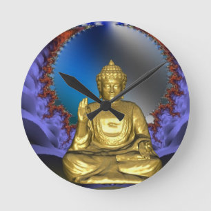 Buddha Round Clock