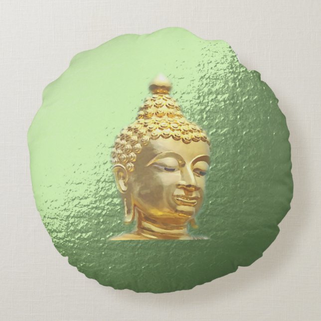 buddha round cushion (Back)