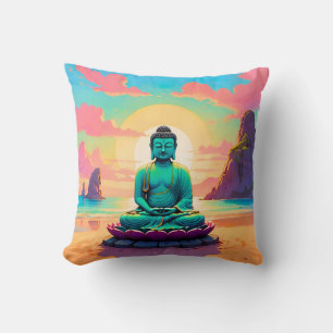 Buddha’s Sunset Reflection Cushion