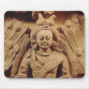 Buddha Sakyamuni, from Tumshuq 6th-7th century Mouse Mat