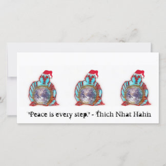 Buddha Santa Holiday Card