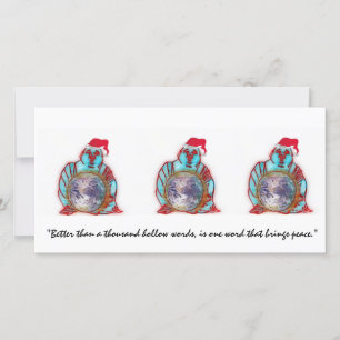 Buddha Santa Holiday Card