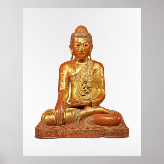 Buddha Sculpture Poster (Front)