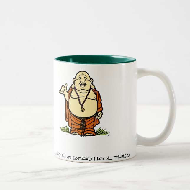 Buddha Shaka Two-Tone Coffee Mug (Right)