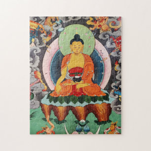 Buddha Shakyamuni & Compassion, Himalayas (Dharma) Jigsaw Puzzle