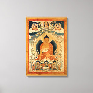 Buddha Shakyamuni Thangka Canvas Print