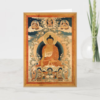 Buddha Shakyamuni Thangka Card