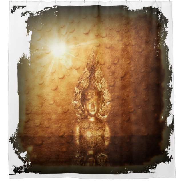 buddha shower curtain (Front)