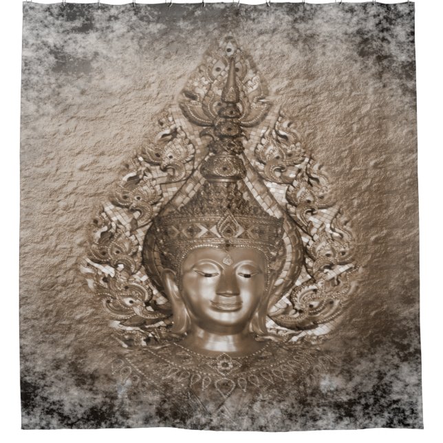 buddha shower curtain (Front)