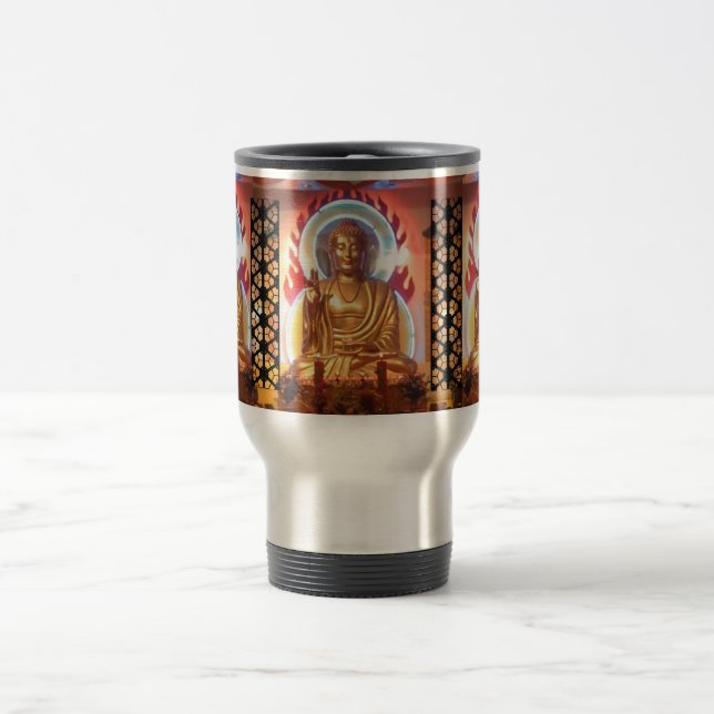 Buddha Shrine Travel Mug (Center)