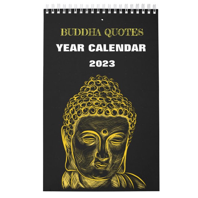 Buddha Siddharta Year Calendar 2023 Quotes (Cover)