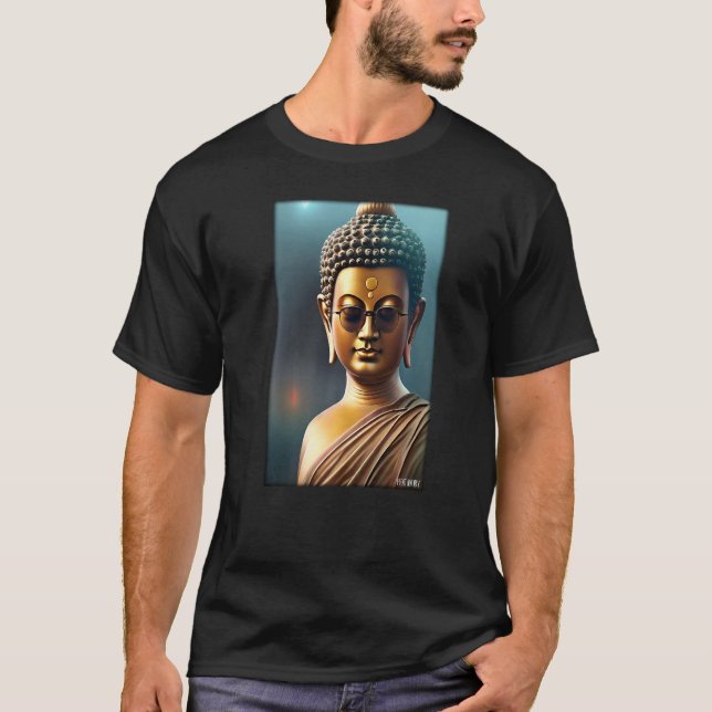 Buddha Siddhartha Gautama Sunglasses Religion Indi T-Shirt (Front)