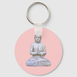 Buddha Sitting ~ Buddhist Buddhism Key Ring