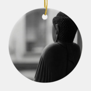 Buddha Sitting in Meditation Ceramic Tree Decoration