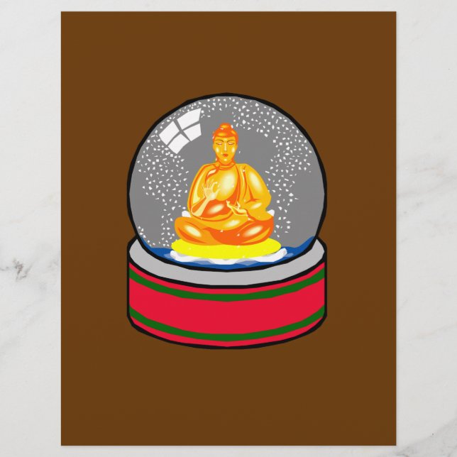 Buddha Snow Globe Flyer (Front)