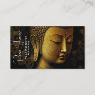 Buddha, Spiritual Meditation Business Card