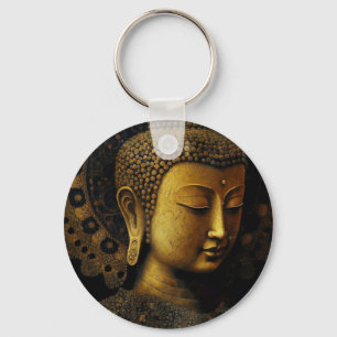 Buddha, Spiritual Meditation Key Ring