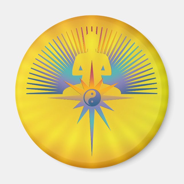 Buddha Star 3D Magnet (Front)
