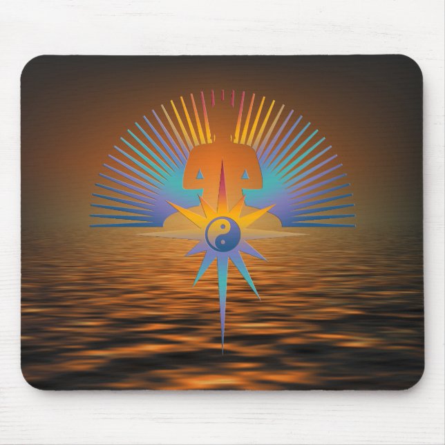 Buddha Star 3D Mouse Mat (Front)